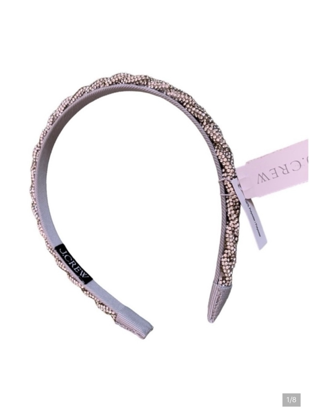 NWT J. Crew Braided Crystal Headband